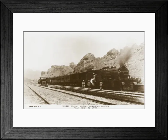 Framed Print : Khyber Pass - Afghanistan / Pakistan - Khyber Railway Station Framed Print : Khyber Pass - Afghanistan / Pakistan - Khyber Railway Station