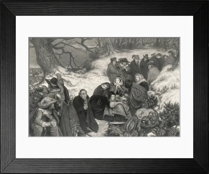 Framed Print : The Peril of Queen Henrietta Maria Framed Print : The Peril of Queen Henrietta Maria