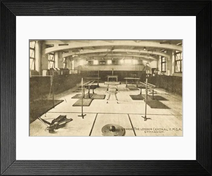 Framed Print : London Central YMCA Gymnasium Framed Print : London Central YMCA Gymnasium
