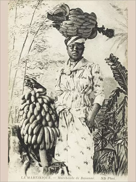 Banana seller - Island of Martinique