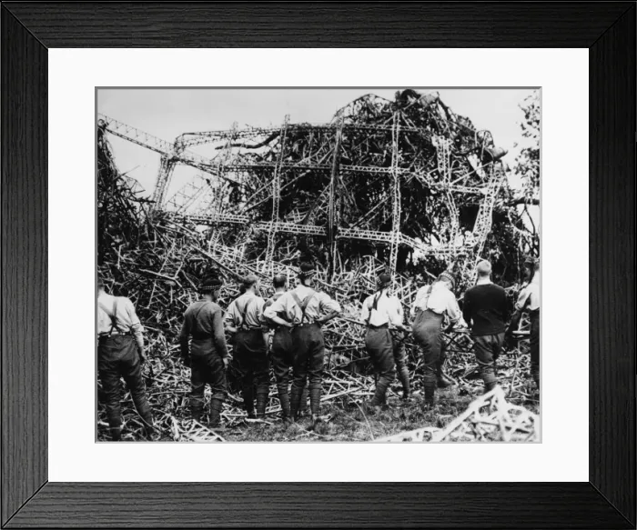 Framed Print : Zeppelin wreckage Framed Print : Zeppelin wreckage
