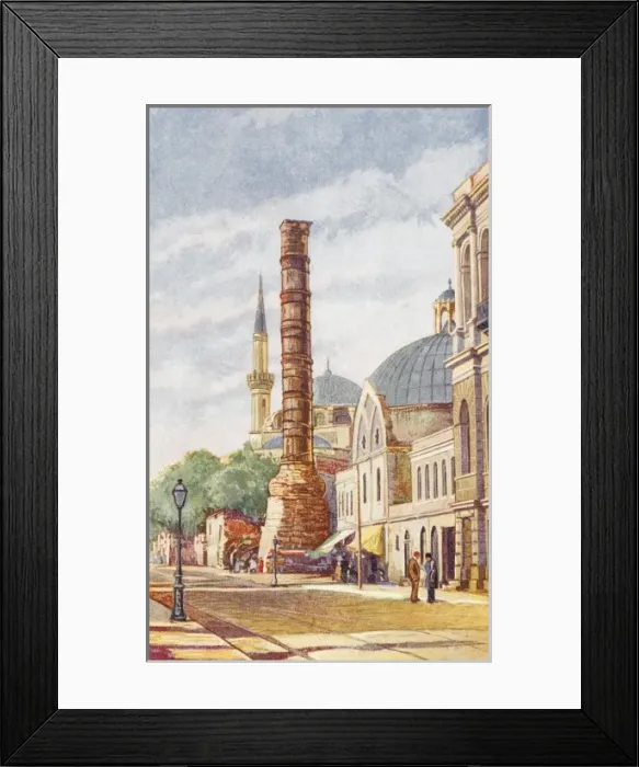Framed Print : Constantinople - The Burnt Column Framed Print : Constantinople - The Burnt Column