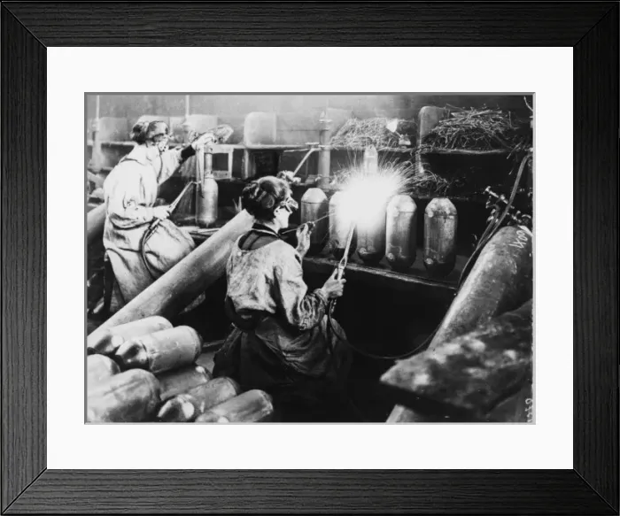 Framed Print : World War I bomb factory Framed Print : World War I bomb factory