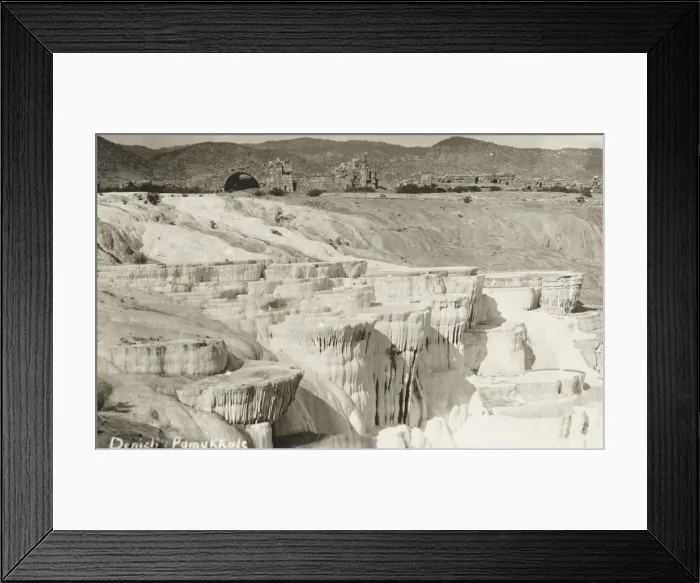 Framed Print : Pamukkale - Turkey Framed Print : Pamukkale - Turkey