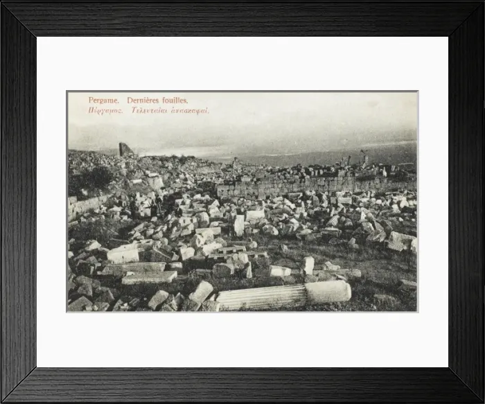 Framed Print : Site / Ruins of Pergamon - Turkey Framed Print : Site / Ruins of Pergamon - Turkey