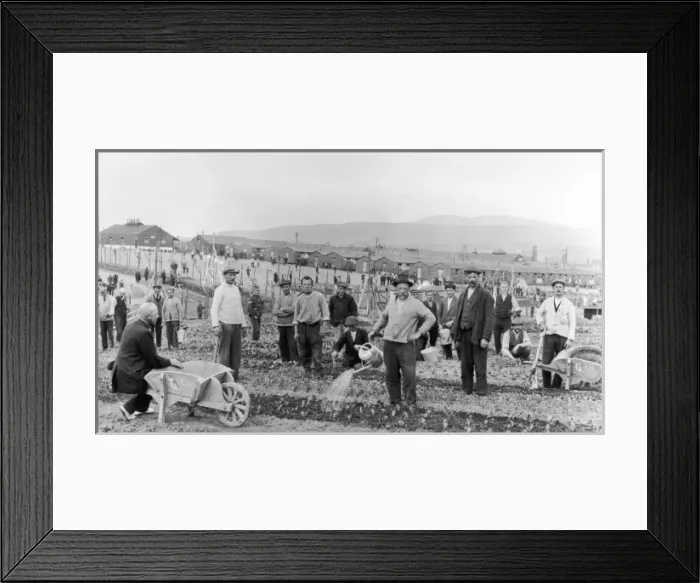Framed Print : Internment Camp for German residents in England Framed Print : Internment Camp for German residents in England