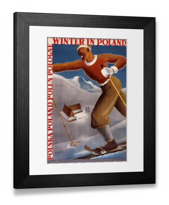 Framed Print : Winter in Poland Framed Print : Winter in Poland