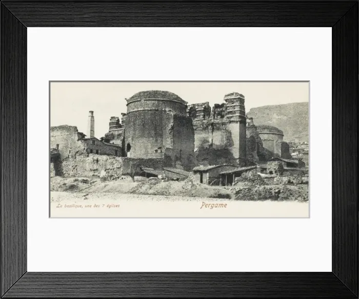 Framed Print : Site / Ruins of Pergamon - Turkey Framed Print : Site / Ruins of Pergamon - Turkey