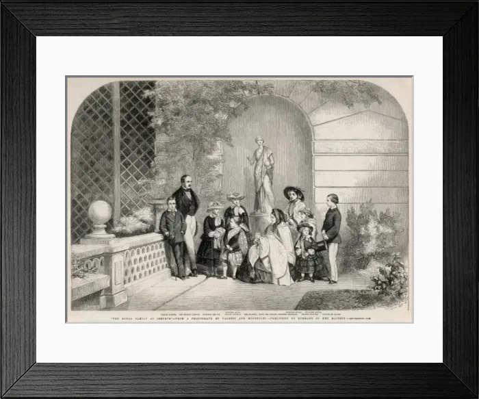 Framed Print : The Royal Family at Osborne House Framed Print : The Royal Family at Osborne House