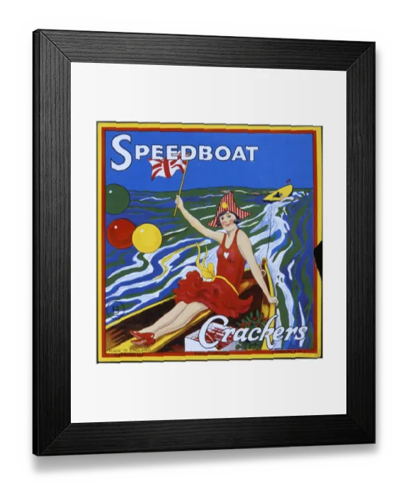 Framed Print : Batgers Speedboat Crackers Framed Print : Batgers Speedboat Crackers