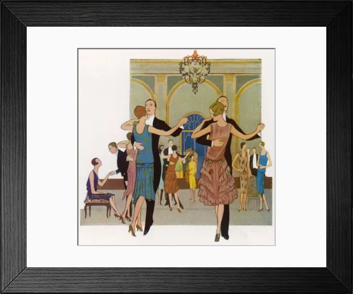 Framed Print : Fashion illustration for The Sphere 1927 Framed Print : Fashion illustration for The Sphere 1927