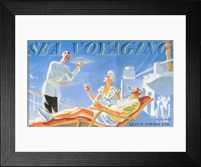 Framed Print : Sea Voyaging, 1954-5 Framed Print : Sea Voyaging, 1954-5