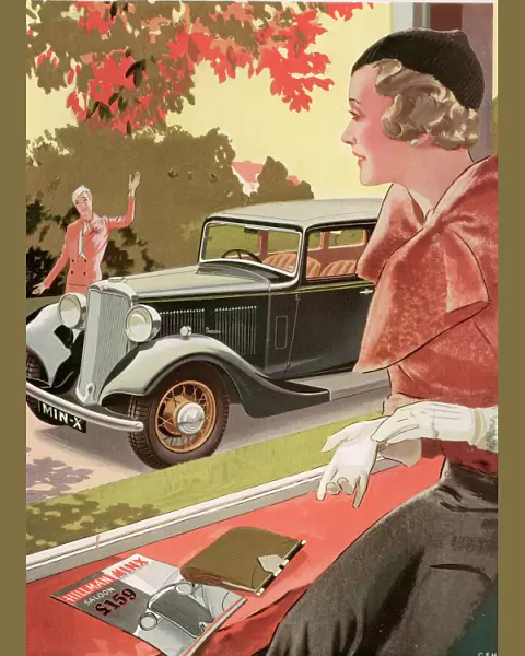 Hillman Minx car advertisement