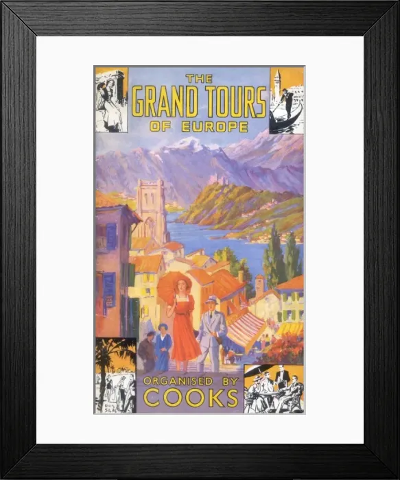 Framed Print : The Grand Tour of Europe Framed Print : The Grand Tour of Europe
