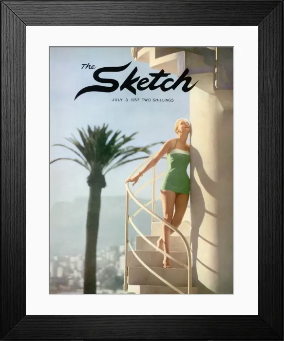 Framed Print : Front cover from The Sketch Framed Print : Front cover from The Sketch