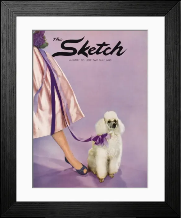 Framed Print : Front cover from The Sketch Framed Print : Front cover from The Sketch