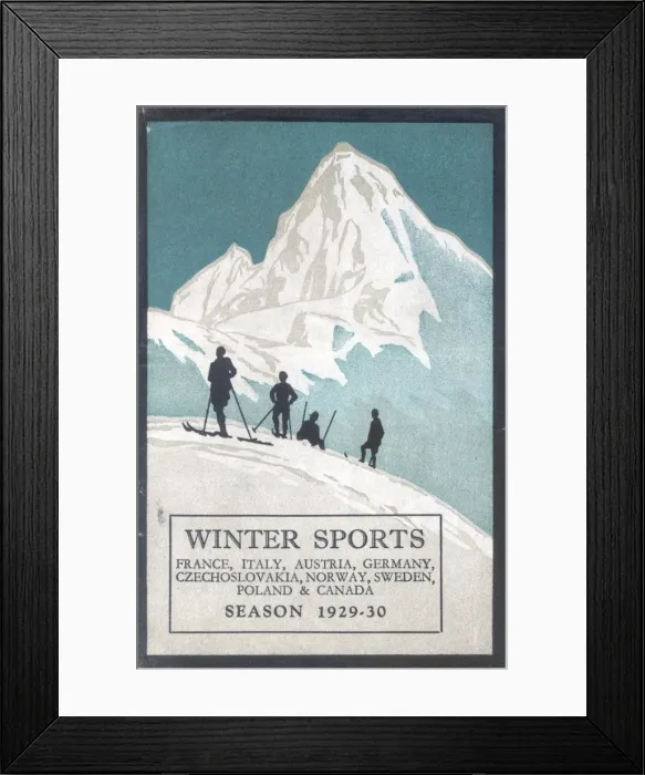 Framed Print : Winter Sports holidays Framed Print : Winter Sports holidays