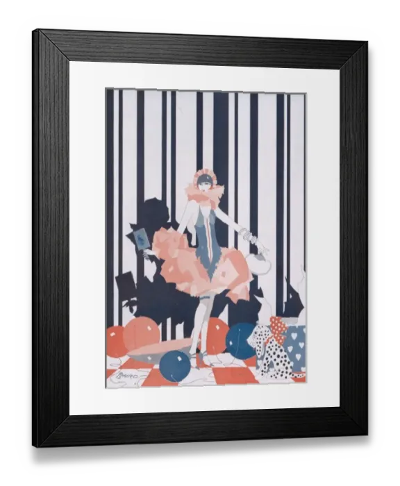 Framed Print : Colour illustration by Baird Framed Print : Colour illustration by Baird