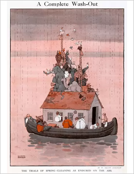 A Complete Wash-out, by William Heath Robinson