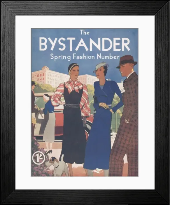 Framed Print : The Bystander Spring Fashion Number Framed Print : The Bystander Spring Fashion Number