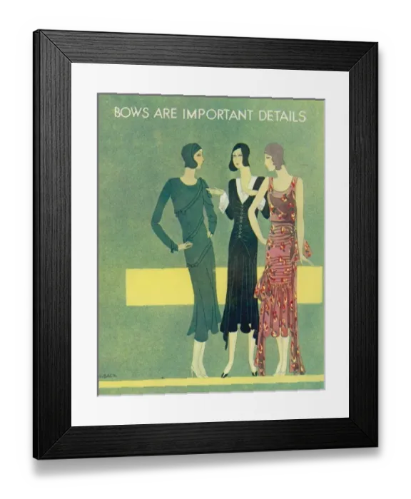 Framed Print : Bows are important details, G. Sacy Framed Print : Bows are important details, G. Sacy