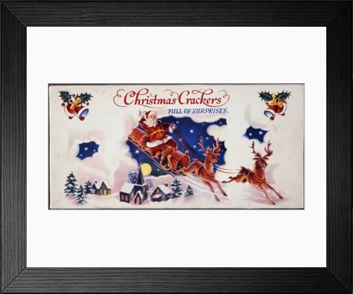 Framed Print : Christmas Crackers Full of Surprises Framed Print : Christmas Crackers Full of Surprises