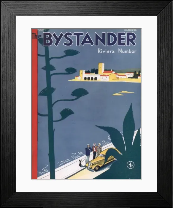Framed Print : The Bystander Riviera Number 1936 Framed Print : The Bystander Riviera Number 1936