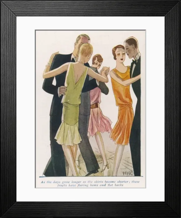 Framed Print : Fashion illustration from The Sphere 1927 Framed Print : Fashion illustration from The Sphere 1927
