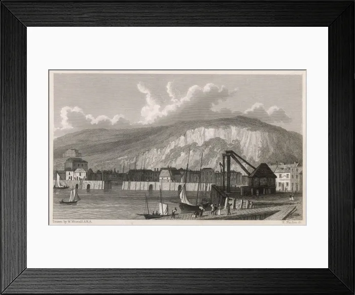 Framed Print : Dover Harbour Framed Print : Dover Harbour