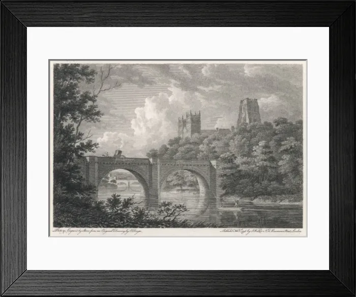 Framed Print : Durham View Framed Print : Durham View
