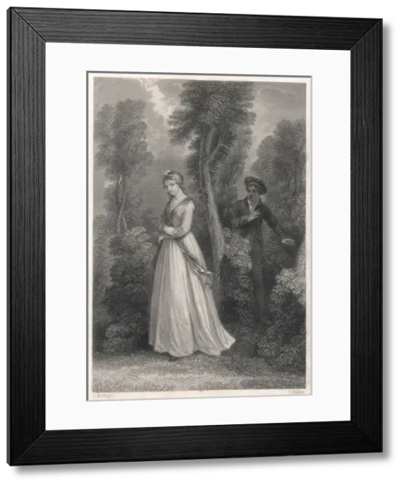 Framed Print : Burns / Lass O Ballochmyl Framed Print : Burns / Lass O Ballochmyl