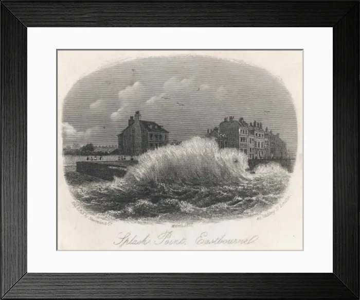 Framed Print : Eastbourne Splash Framed Print : Eastbourne Splash