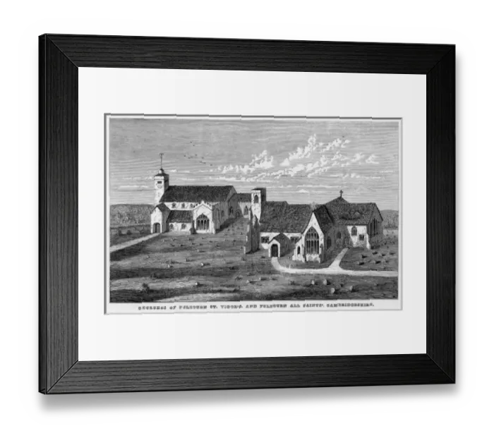 Framed Print : Fulbourn Churches Framed Print : Fulbourn Churches