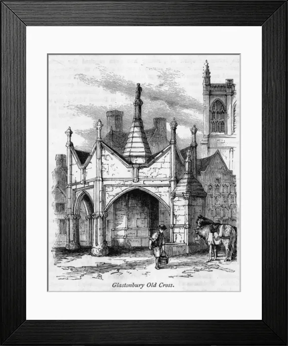 Framed Print : Glastonbury Cross Framed Print : Glastonbury Cross