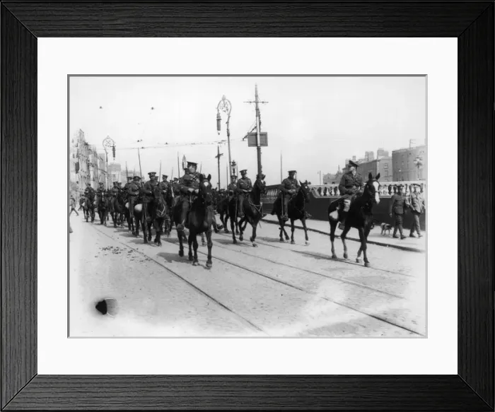 Framed Print : Ops Volunteers in Dublin Framed Print : Ops Volunteers in Dublin