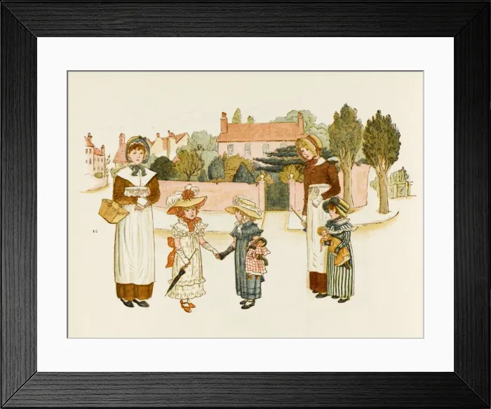 Framed Print : Girls / Dolls / Mothers Framed Print : Girls / Dolls / Mothers