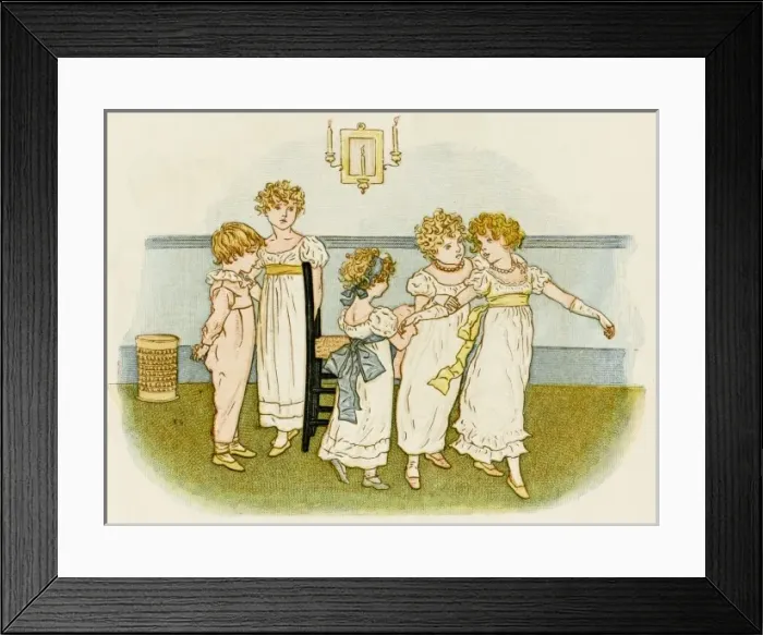 Framed Print : Victorian Children Framed Print : Victorian Children