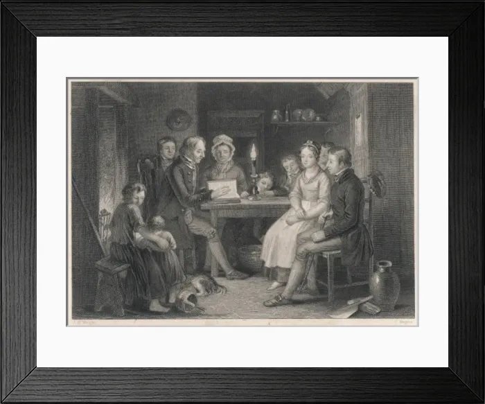 Framed Print : Burns / Cotters Saturday Framed Print : Burns / Cotters Saturday