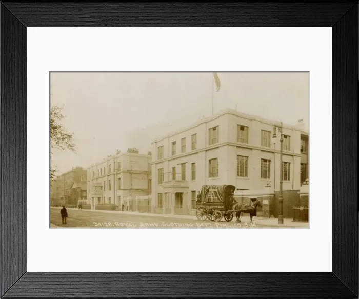 Framed Print : Royal Army & Clothing Department, Pimlico Framed Print : Royal Army & Clothing Department, Pimlico