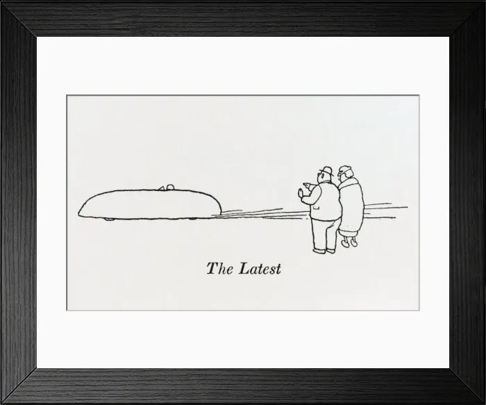 Framed Print : The Latest / W Heath Robinson Framed Print : The Latest / W Heath Robinson