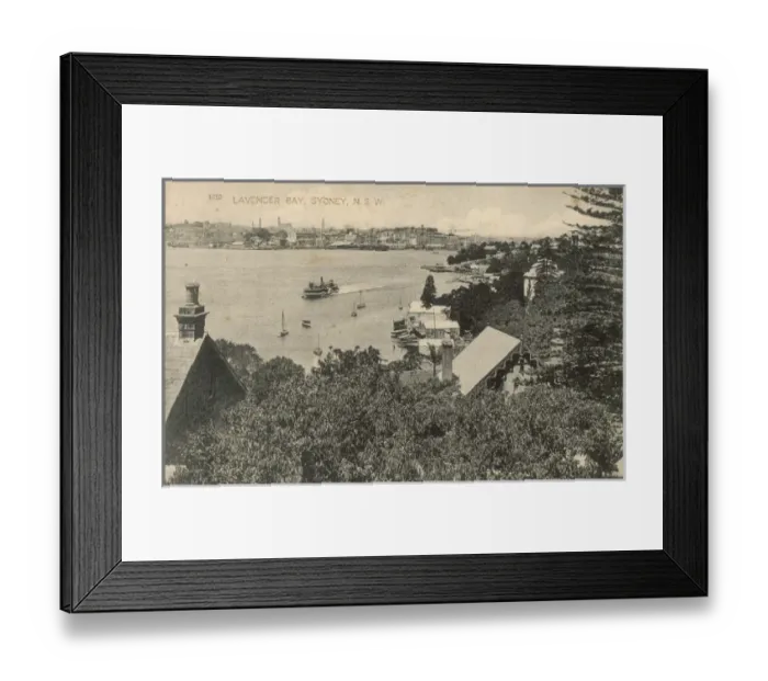 Framed Print : Lavender Bay, Sydney Framed Print : Lavender Bay, Sydney