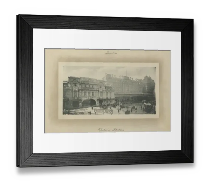 Framed Print : Victoria Station, London Framed Print : Victoria Station, London