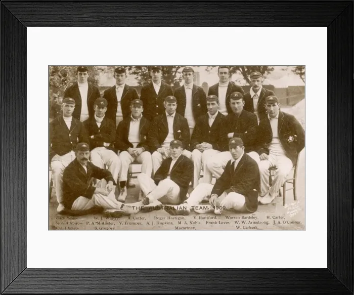 Framed Print : Australian Cricket Team 1909 Framed Print : Australian Cricket Team 1909