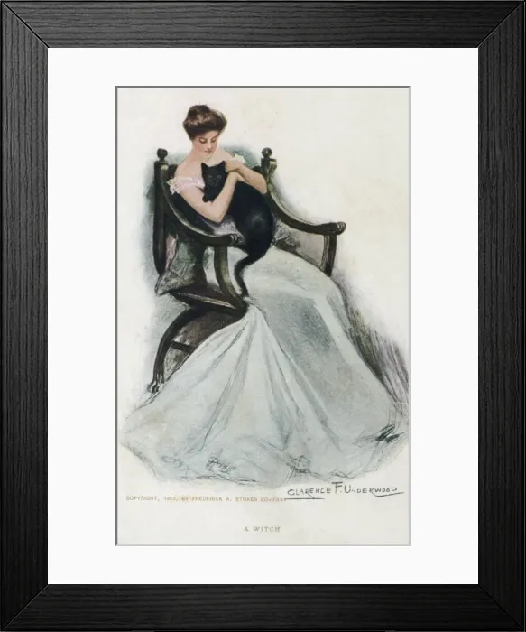 Framed Print : Very glamourous witch Framed Print : Very glamourous witch