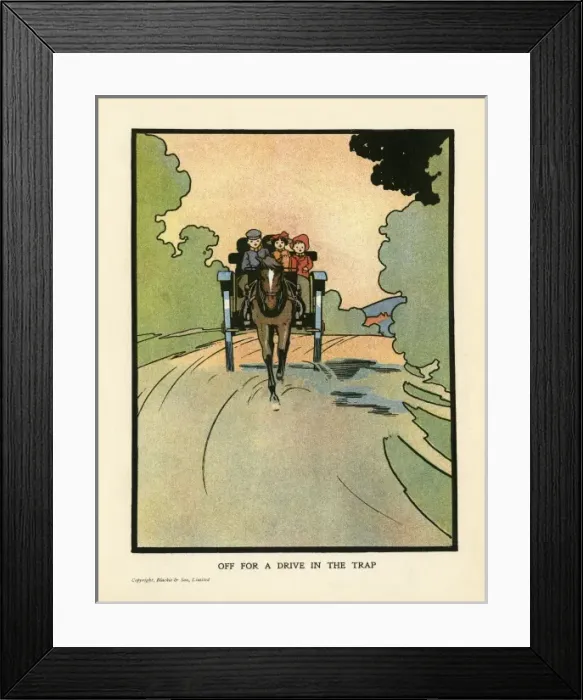 Framed Print : Off for a drive in the trap Framed Print : Off for a drive in the trap