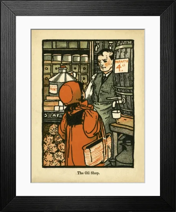 Framed Print : The Oil Shop Framed Print : The Oil Shop
