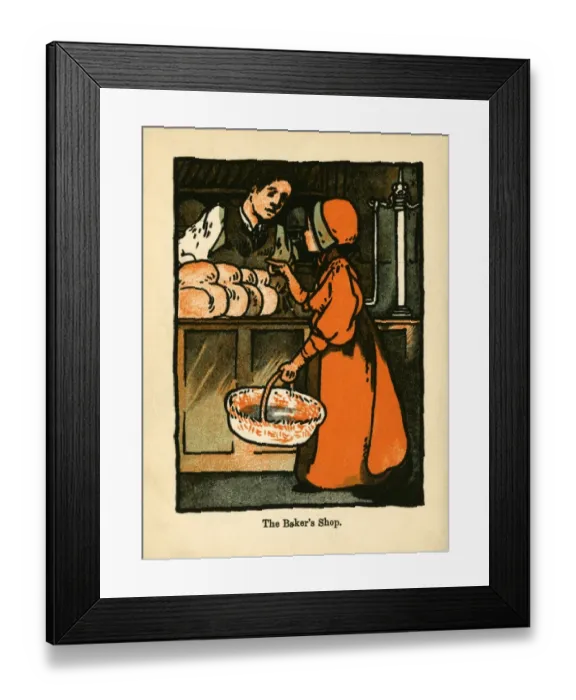 Framed Print : The Bakers Shop Framed Print : The Bakers Shop