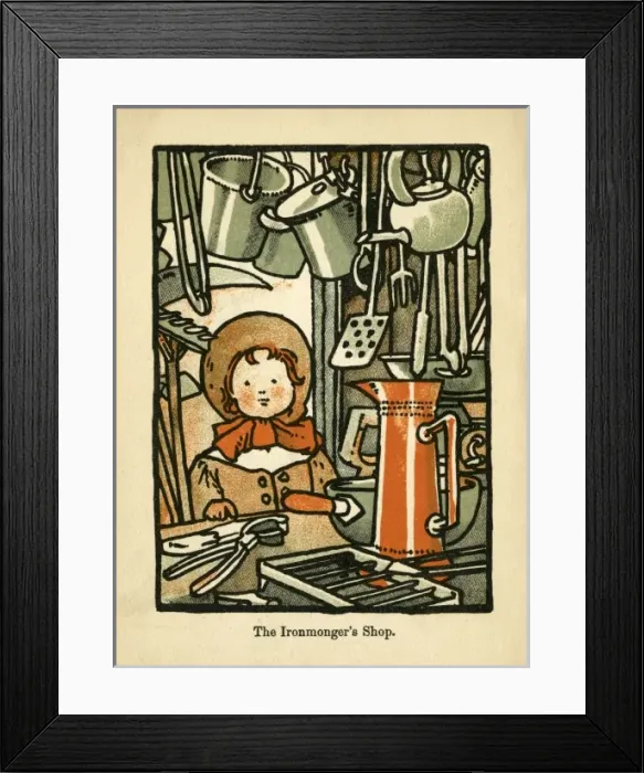 Framed Print : The Ironmongers Shop Framed Print : The Ironmongers Shop