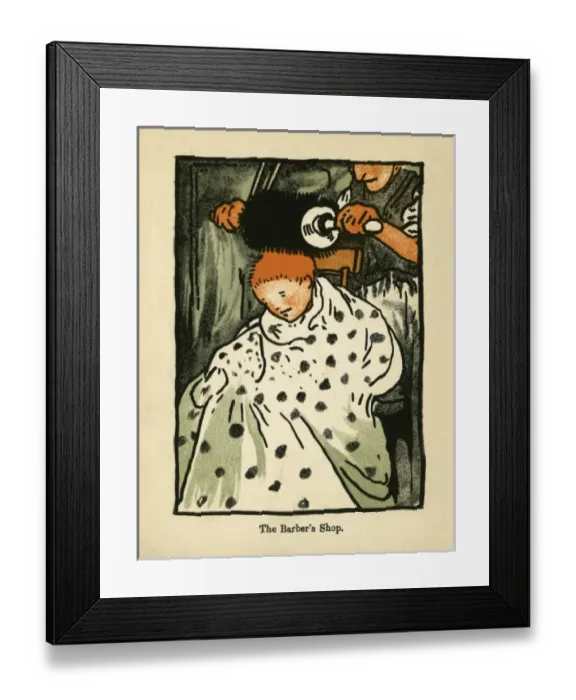 Framed Print : The Barbers Shop Framed Print : The Barbers Shop