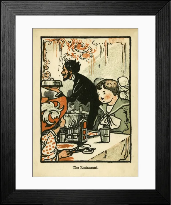 Framed Print : The Restaurant Framed Print : The Restaurant